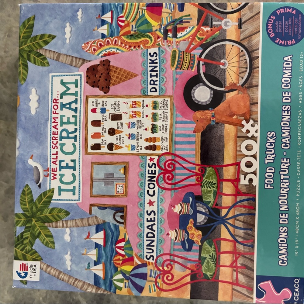 Colorful Ice Cream Puzzle